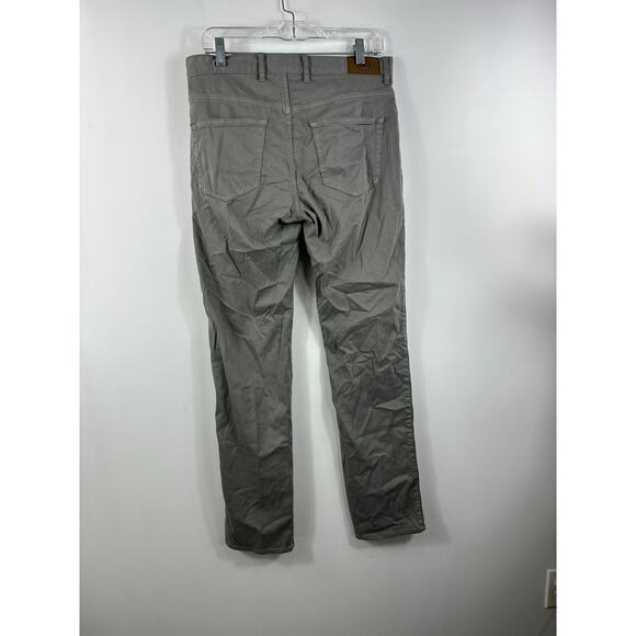 Peter Millar Signature Sateen Five Pocket Pant Grey Size 32 Golf Performance - Picture 9 of 9
